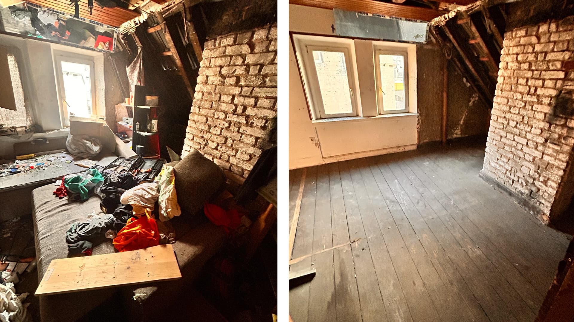 Lakin Entrümpelung Vorher-Nachher Esch-sur-Alzette